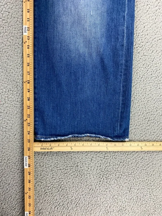 Madewell Wide-Leg Crop High Rise Comfort Stretch Jeans Denim | Size: 31 - Picture 11 of 16